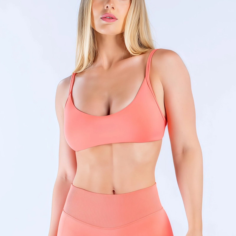 Sports Bra High Impact - HISTELLO บราแบบคอเว้าลึกสำหรับผู้หญิง ทรง U-Back สปอร์ตแทงค์ท็อป บราดันทรงสำหรับออกกำลังกาย