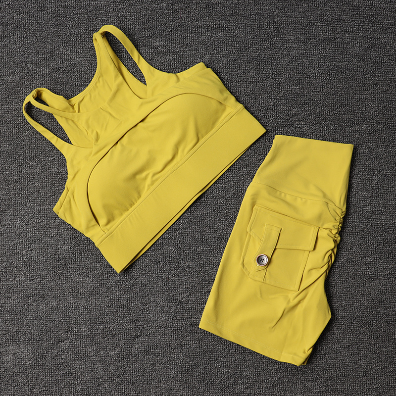 กางเกงขาสั้นออกกําลังกายชุดโยค - Sports Bra High Impact บทวิจารณ์และราคา