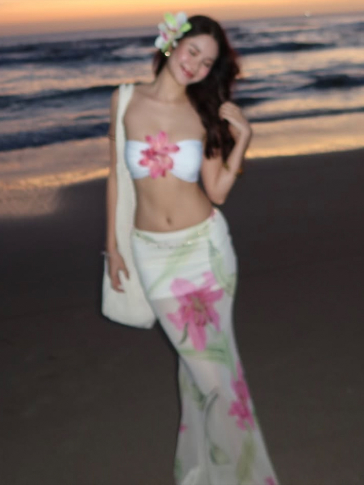 Nibber ผู้หญิงสวย 2 ชิ้นชุด 3d - Strapless Bra Backless บทวิจารณ์และราคา