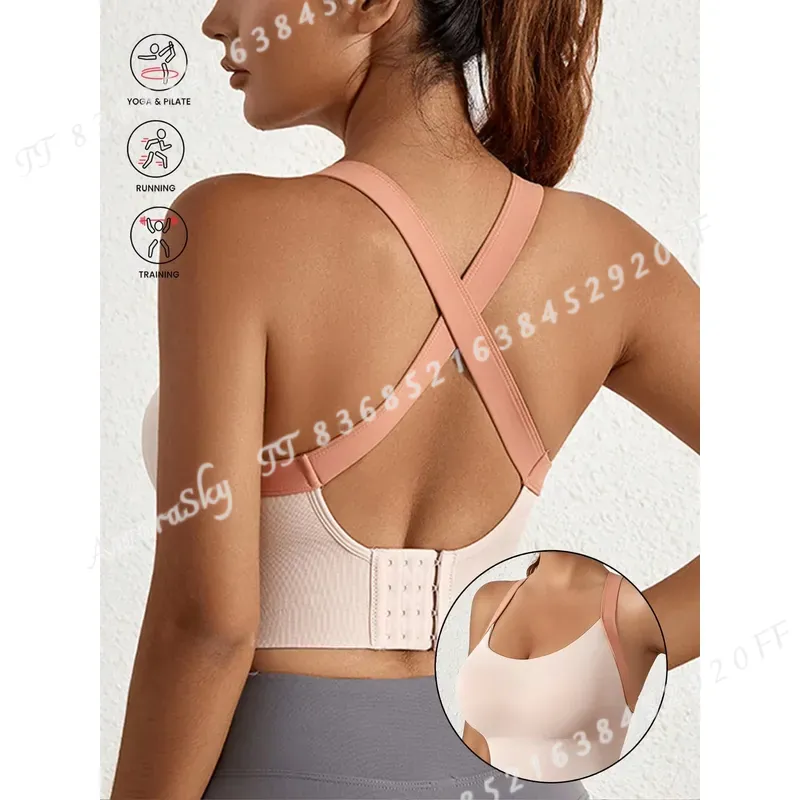 บราสปอร์ตสำหรับผู้หญิงแบบกระชั - Sports Bra High Impact บทวิจารณ์และราคา