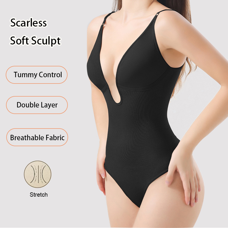ชุดกระชับสัดส่วนไร้ตะเข็บสำหรั - Shapewear Bodysuit Firm บทวิจารณ์และราคา