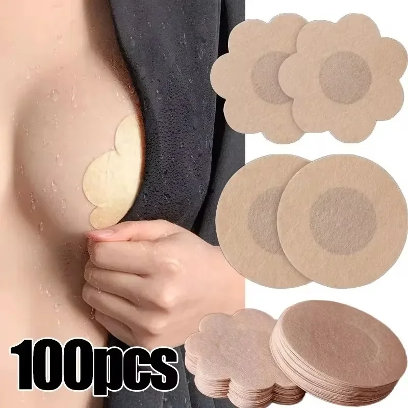 10/100pcs ผู้หญิงฝาครอบหัวนม S - Nipple Cover Pasties บทวิจารณ์และราคา