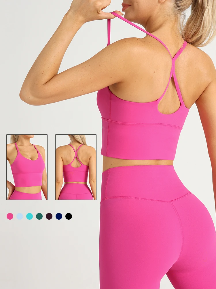 เสื้อกล้ามโยคะผู้หญิงแบบไขว้หล - Sports Bra High Impact บทวิจารณ์และราคา